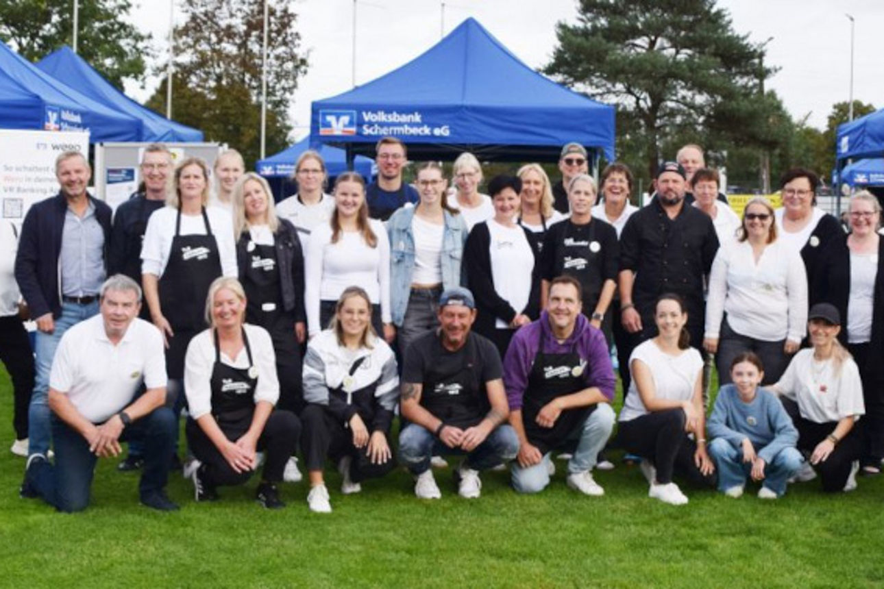 Helfer vom TuS Gahlen beim Tag der Vereine - Gruppenbild