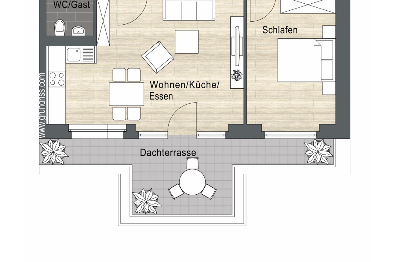 Abbildung Grundrisse Wohnung 8.3