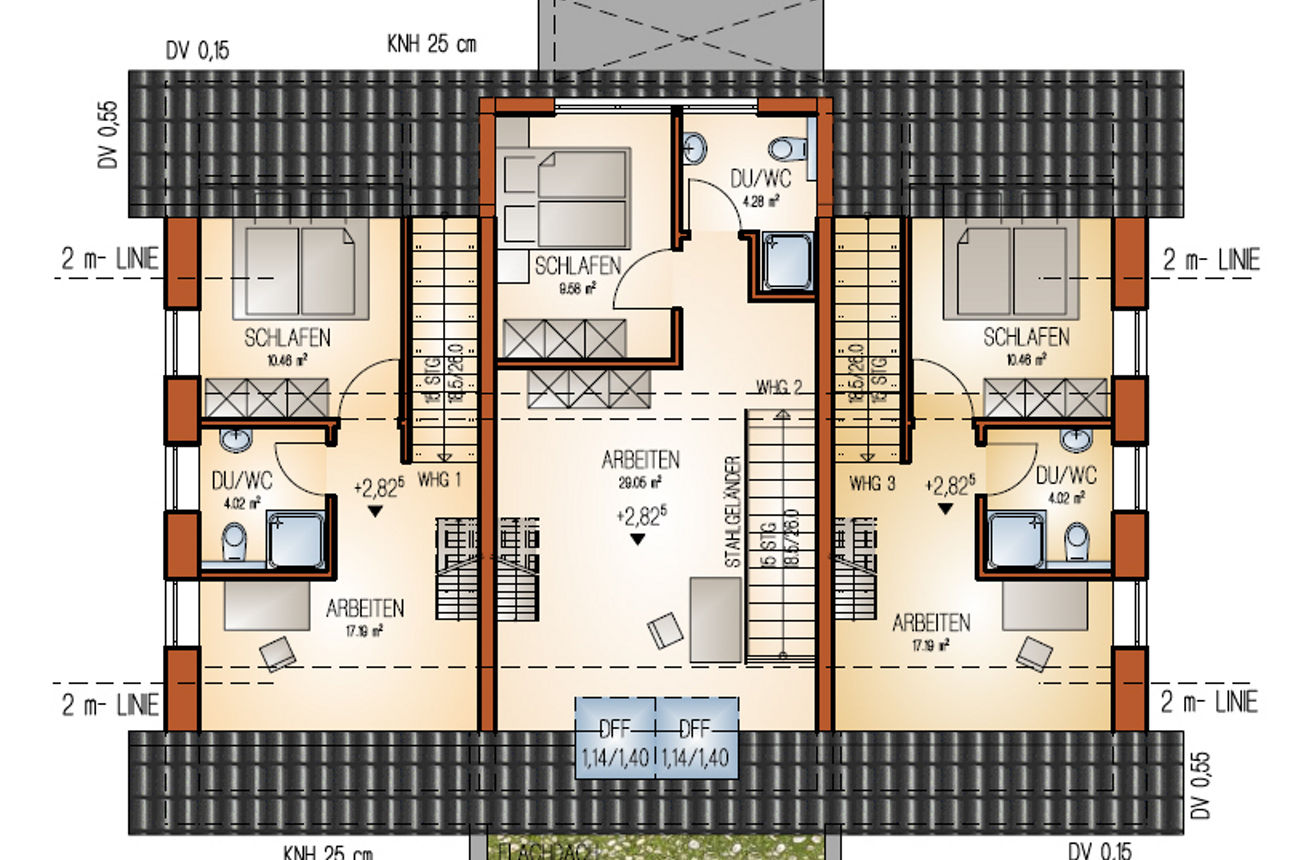 Grundriss Dachgeschoss