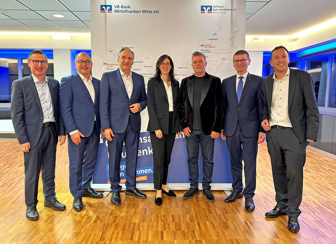 Vorstand und Aufsichtsrat der VR-Bank Mittelfranken Mitte eG