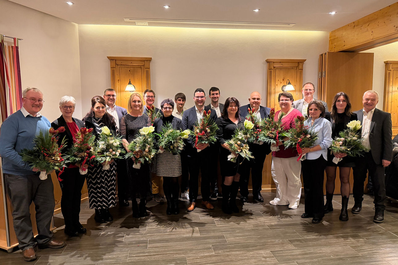 Ehrung der langjährigen Mitarbeiter 2025