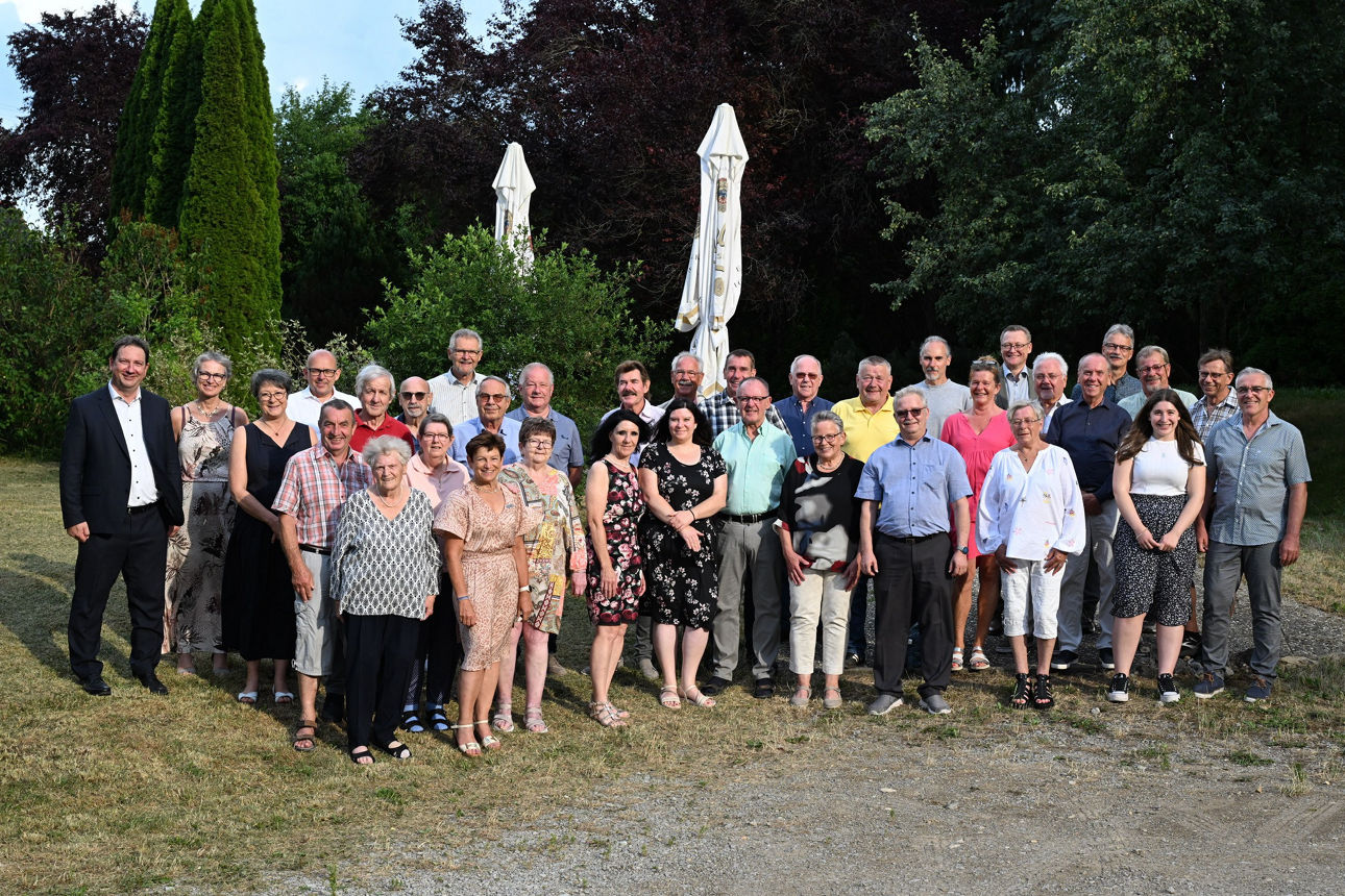 Gruppenbild geehrte Mitglieder 2026