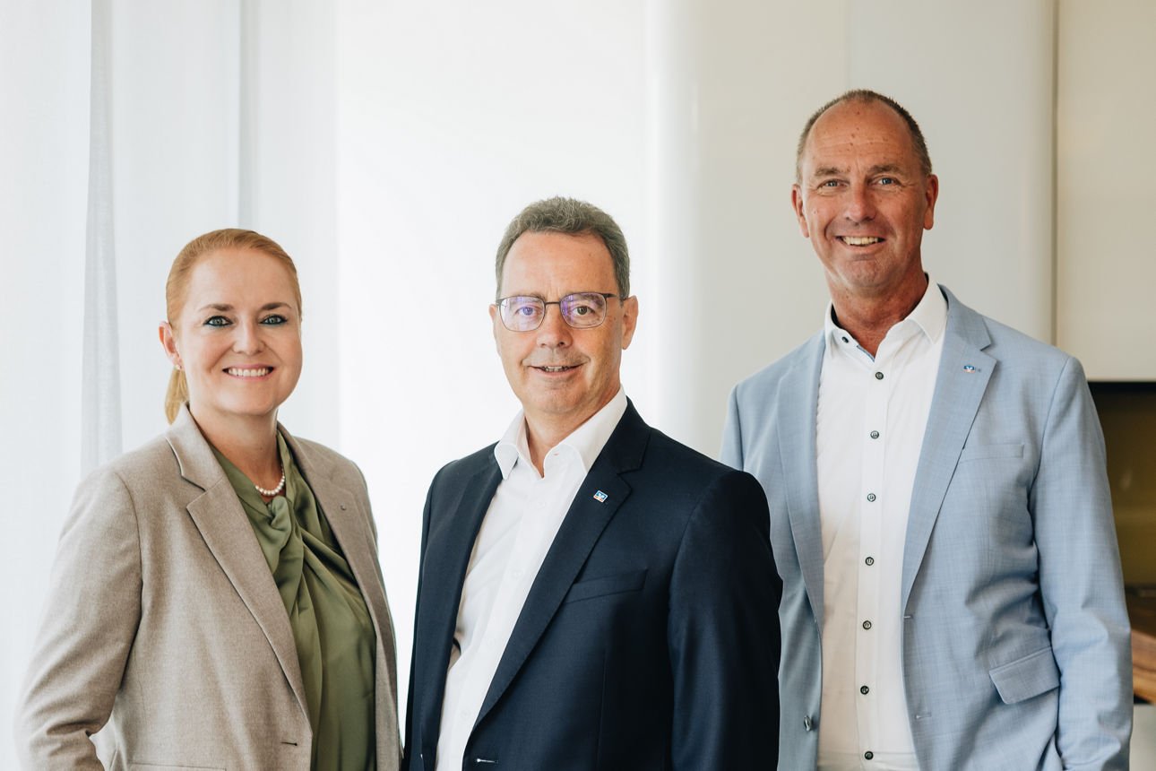 Vorstand der Volksbank in Südwestfalen, Silke Voß-Schulz, Roland Krebs, Jens Brinkmann