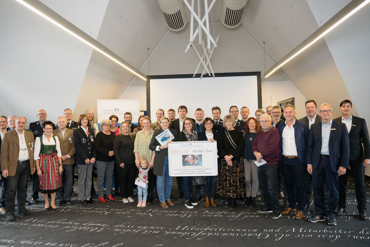 Gruppenbild Spendenempfänger Pfaffenhofen 2025