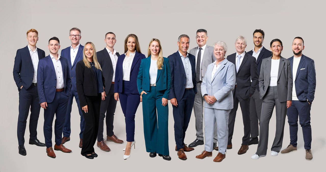 Team der Volksbank Immobilien Ulm Biberach Ravensburg GmbH