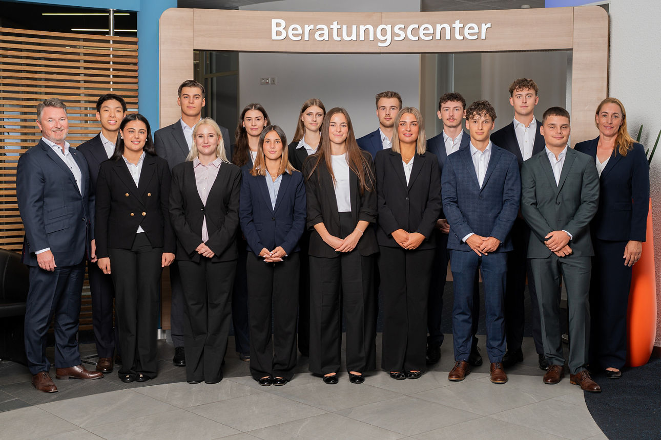 Auszubildenede der VR Bank Dreieich-Offenbach 