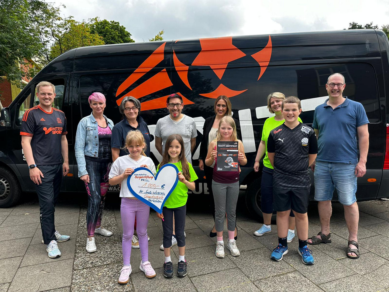Sportevent in der Grundschule Harkshörn