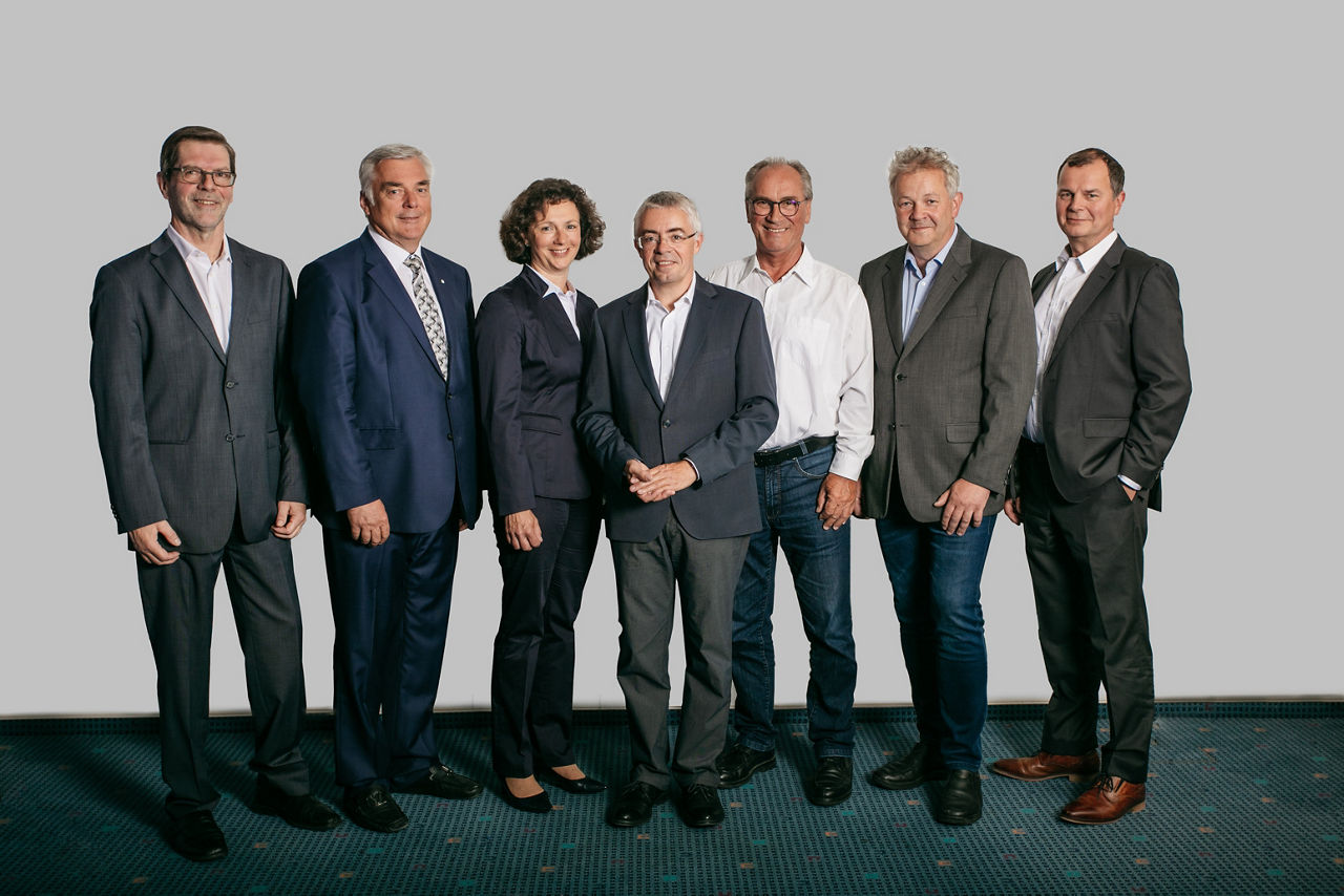 Foto der 7 Aufsichtsratsmitglieder 