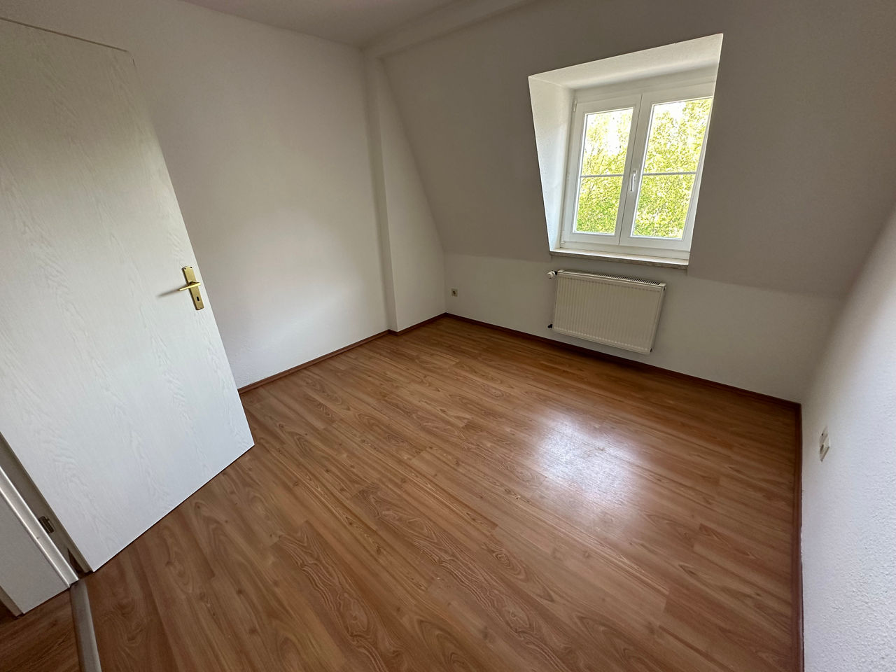 Blick ins Schlafzimmer