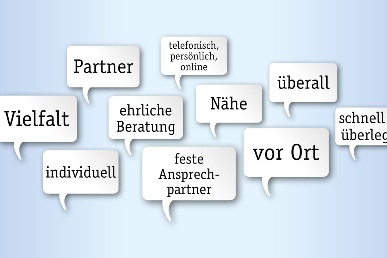 Board mit Kommentaren zur Bank