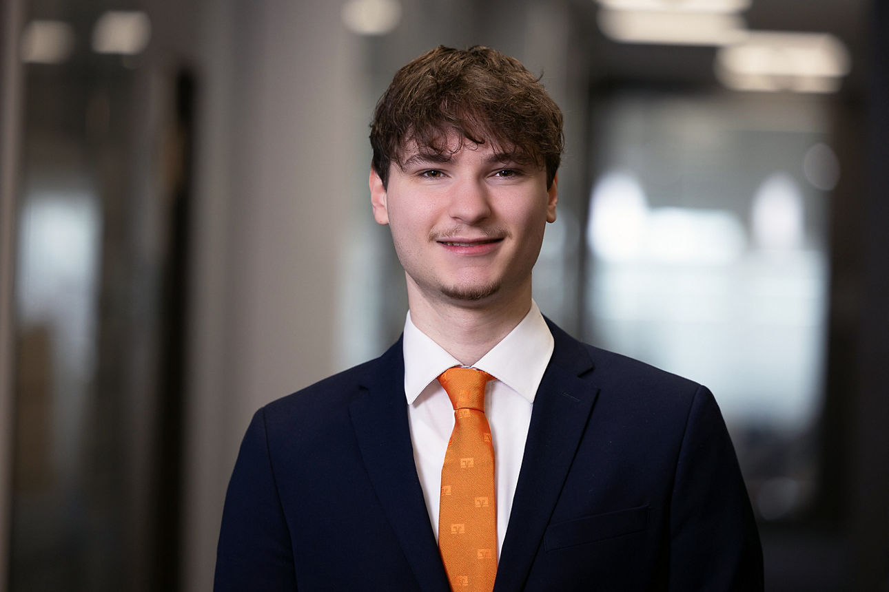 Auszubildender der VR-Bank Landau-Mengkofen eG