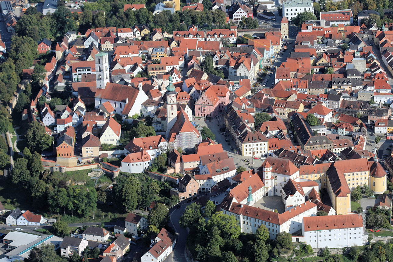 Luftbild von Sulzbach-Rosenberg