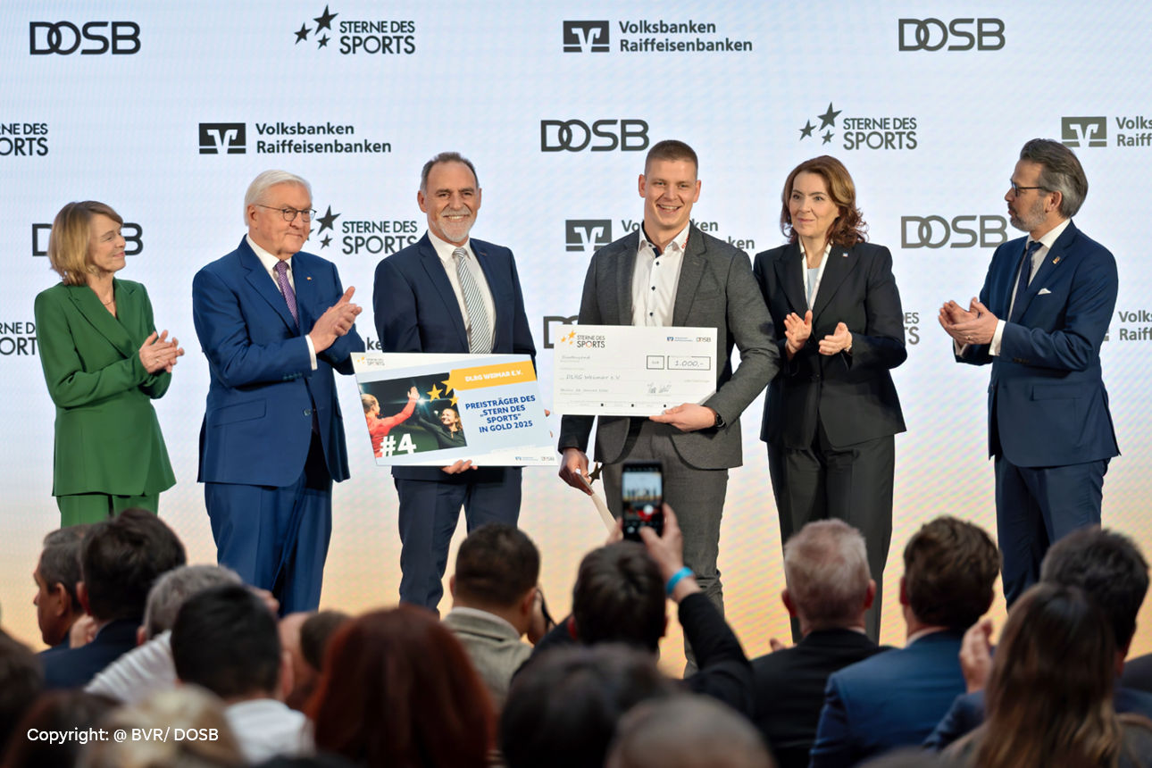 Preisverleihung Sterne des Sports Gold