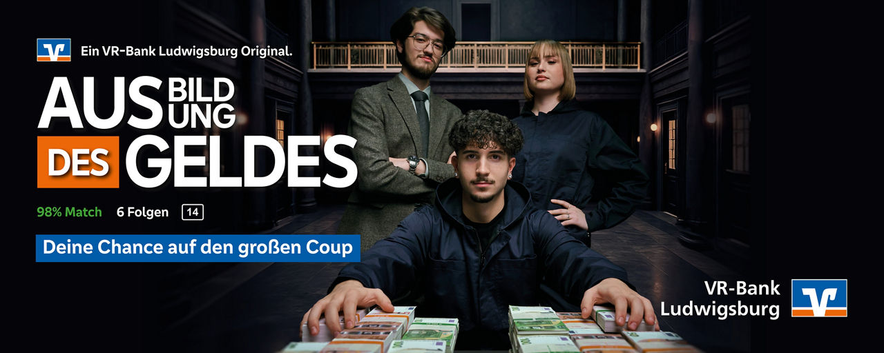 Ausbildung des Geldes im Netflix-Design