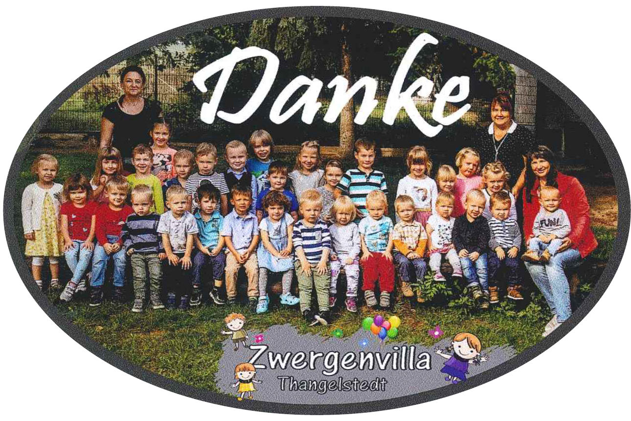 Gruppenbild einer Kindergartengruppe