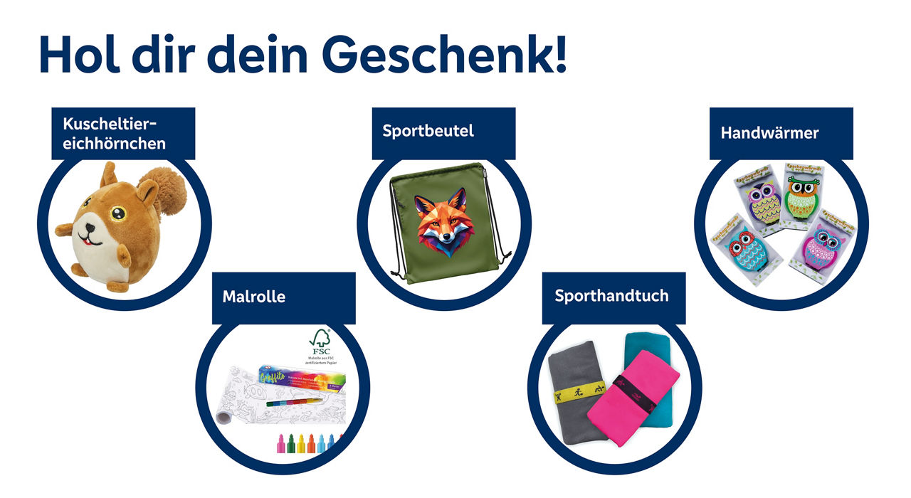 Weltspartage 2026: Die Geschenke