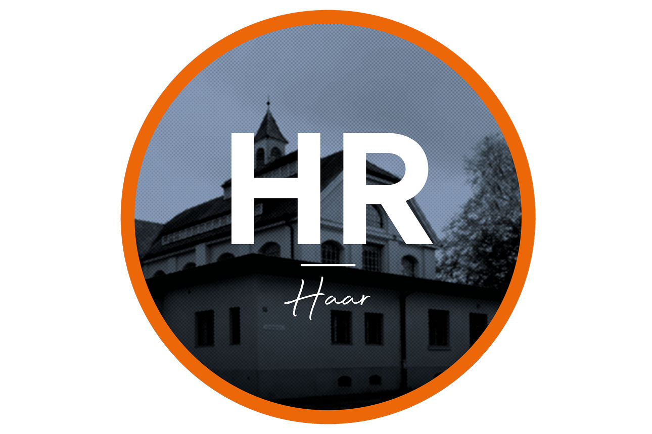 Bild von Haar mit Schriftzug