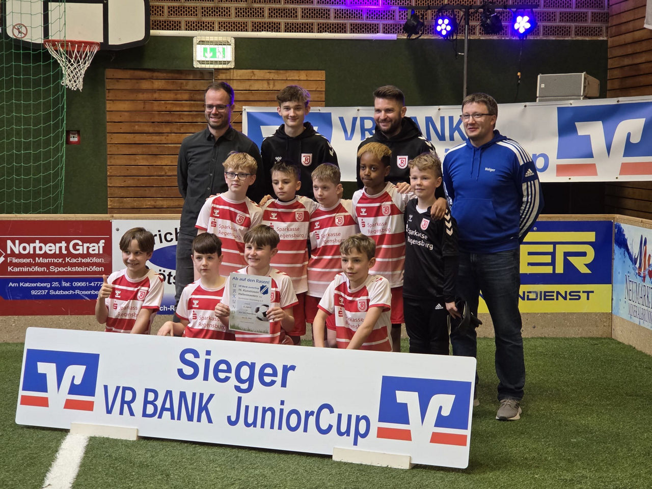 Gruppenbild von Teilnehmendem des SV Illschwang Hallenmasters 2026