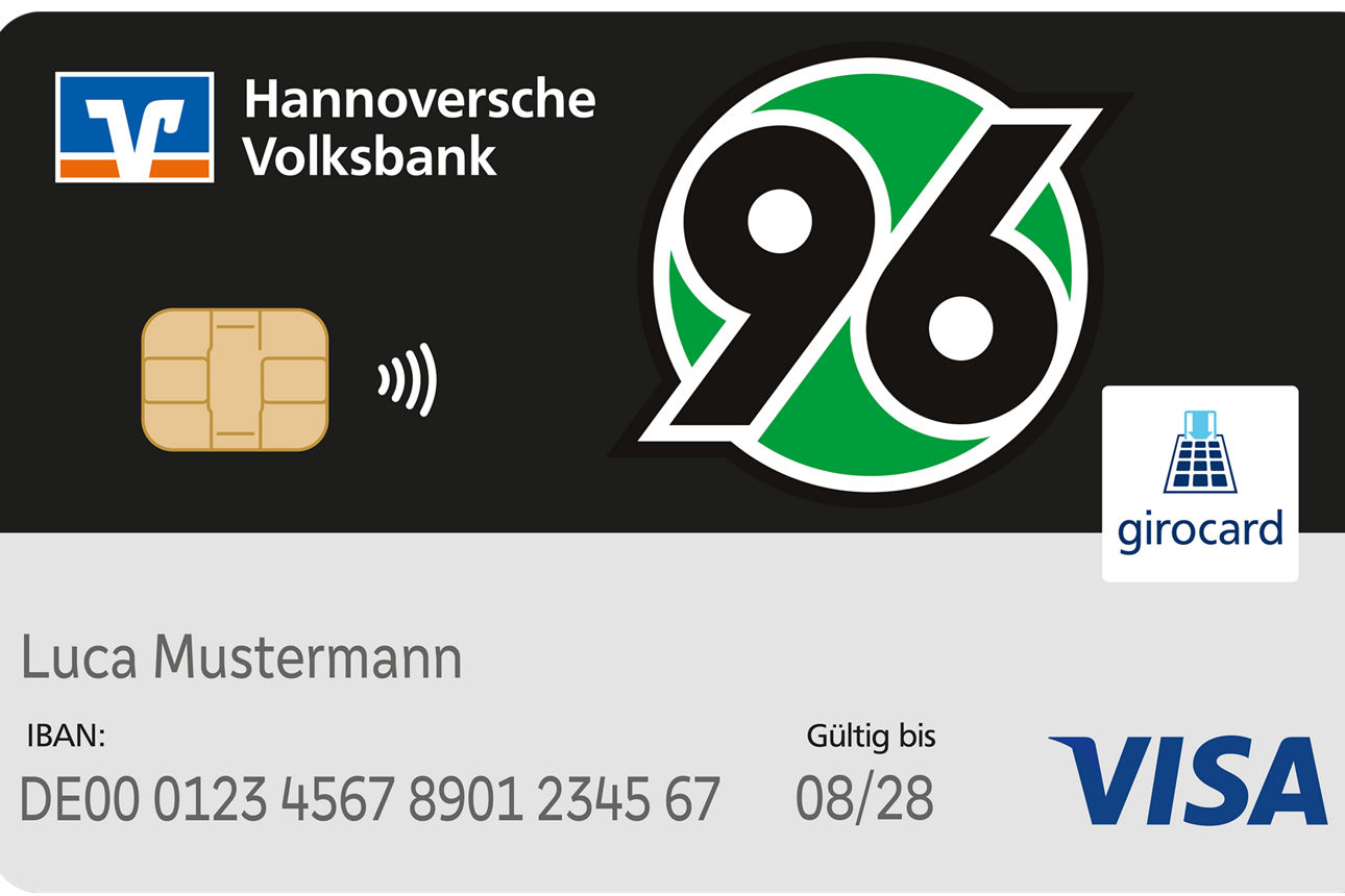 Girocard mit Hannover96 Design