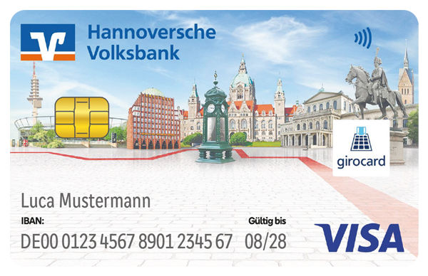Girocard mit Hannover Design