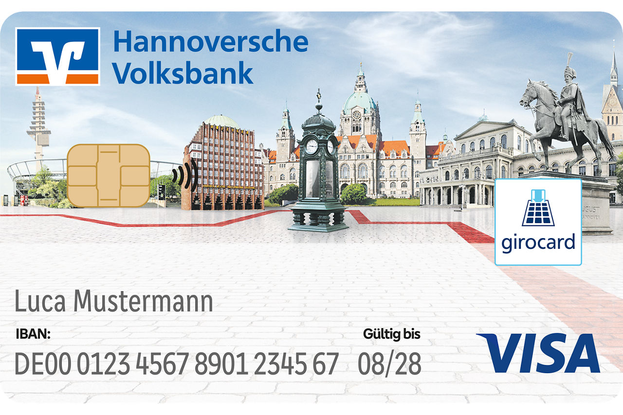 Girocard mit Hannover Design