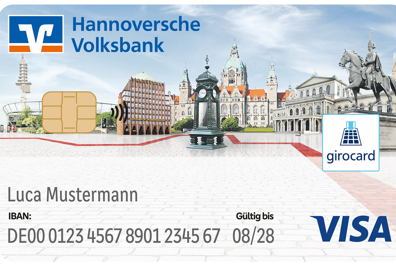 Girocard mit Hannover Design