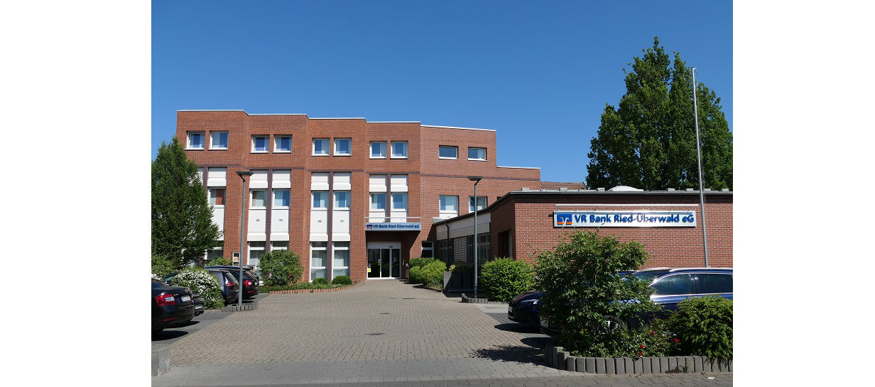 Außenansicht der Hauptstelle Bürstadt