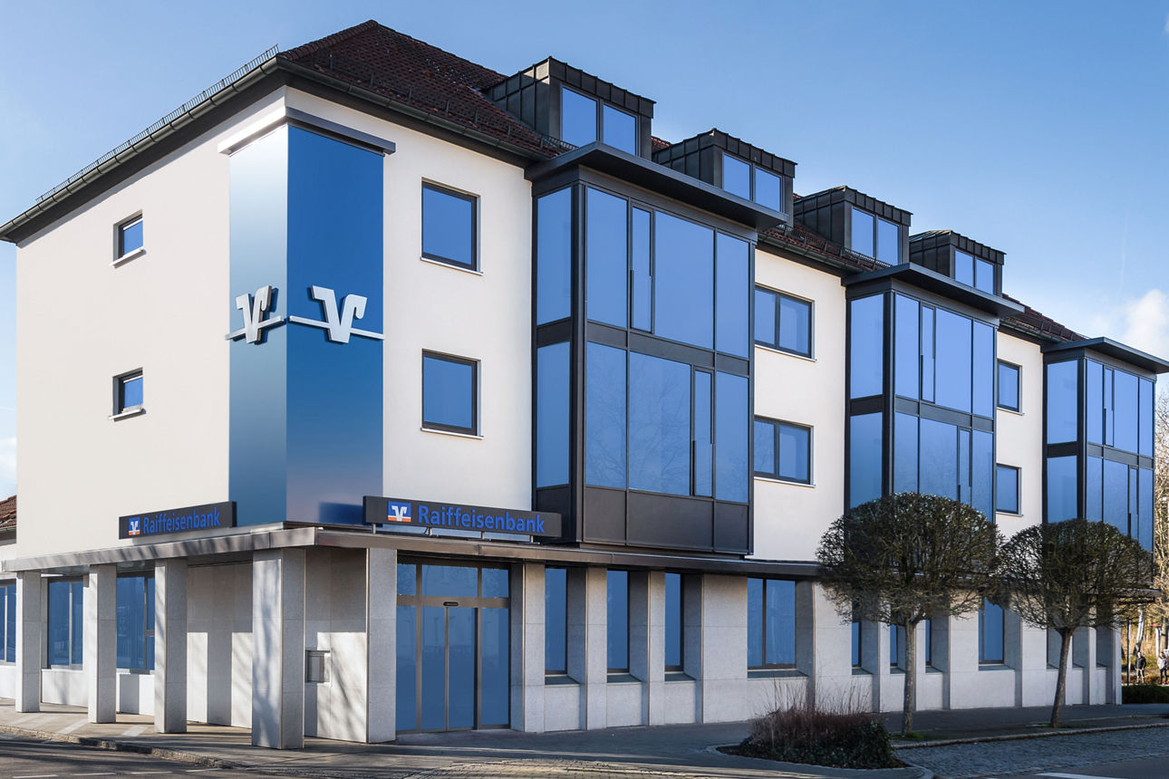 Bild von Bankgebäude der Hauptstelle der Raiffeisenbank Bad Windsheim eG