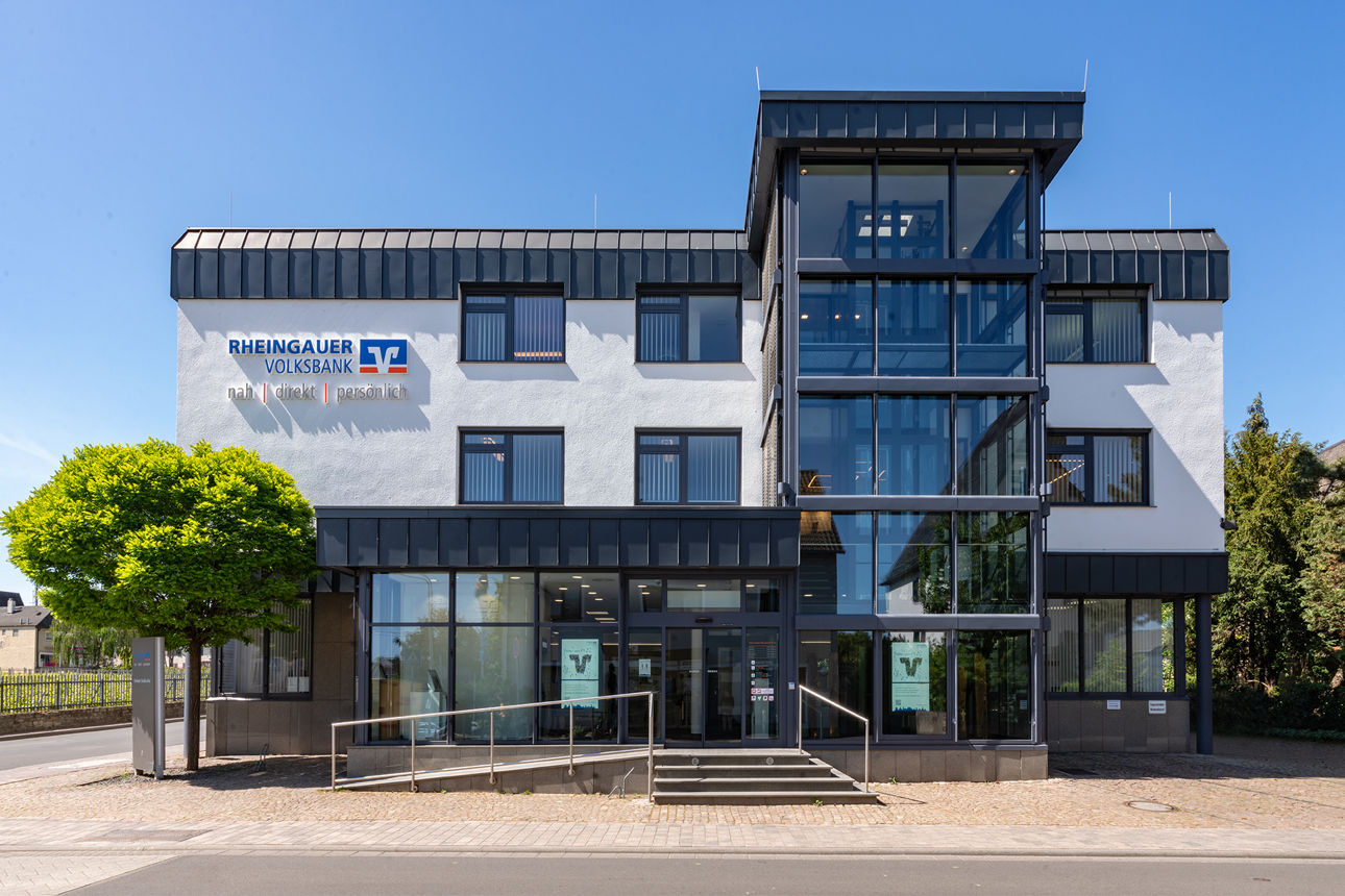Hauptstelle der Rheingauer Volksbank in Geisenheim