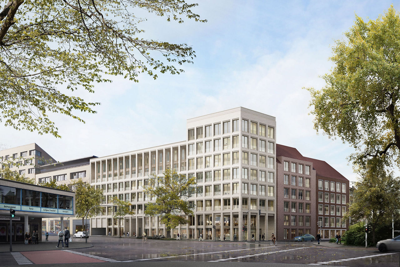 Die neue Hauptstelle der Volksbank im Münsterland