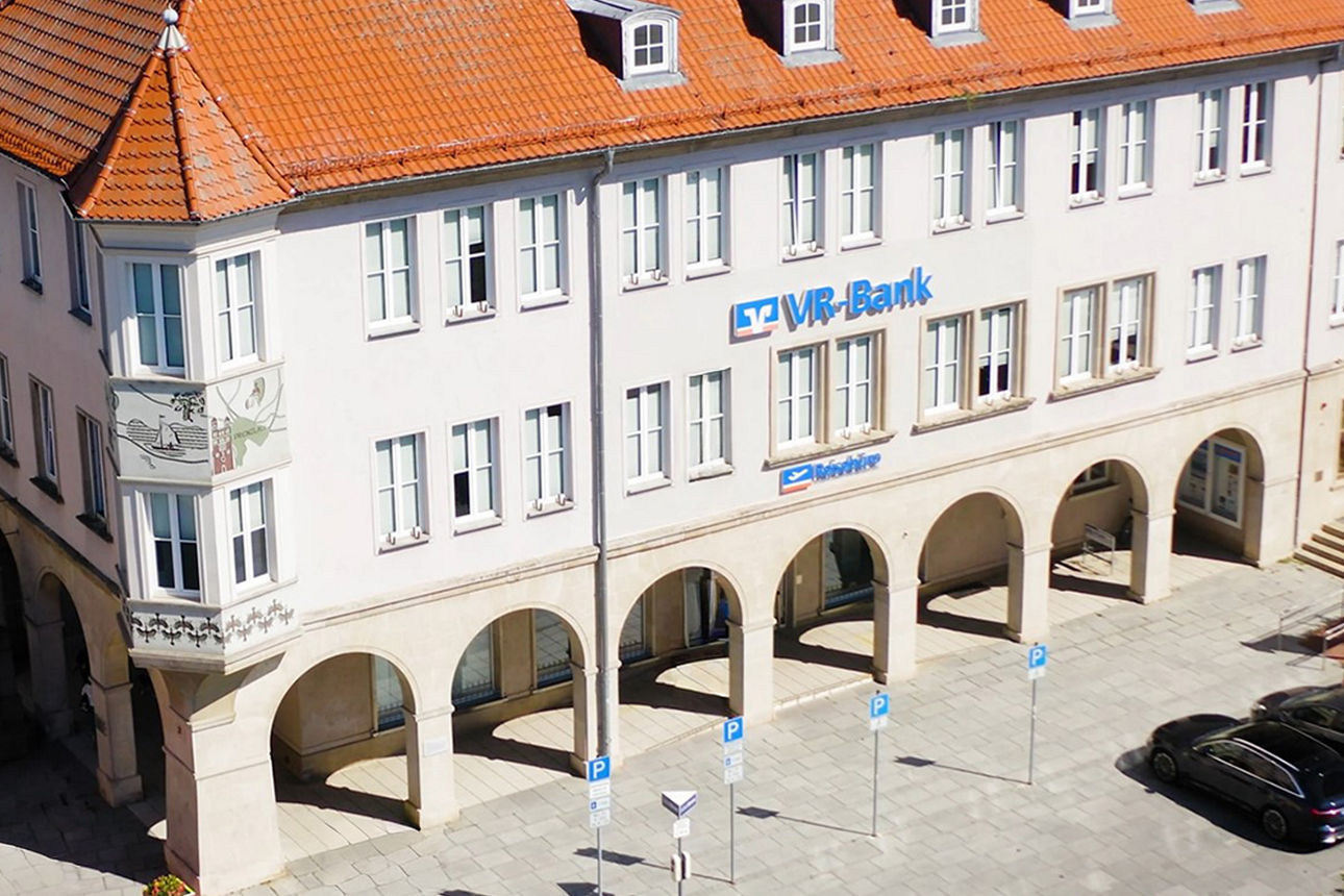 Bild vom Gebäude der Hauptstelle VR-Bank Uckermark-Randow eG Prenzlau