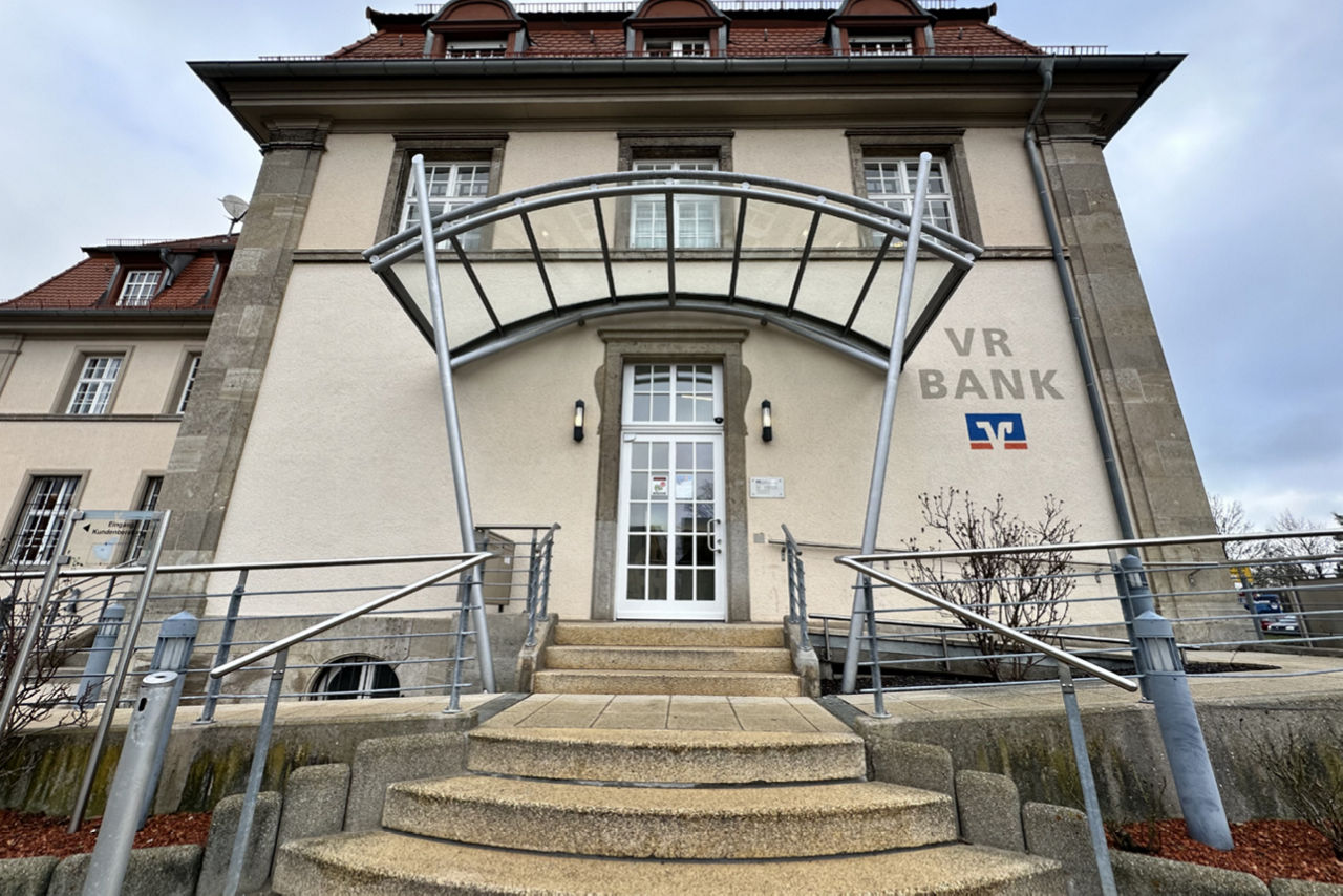 Foto der Hauptstelle Rothenburg der VR-Bank Mittelfranken Mitte eG