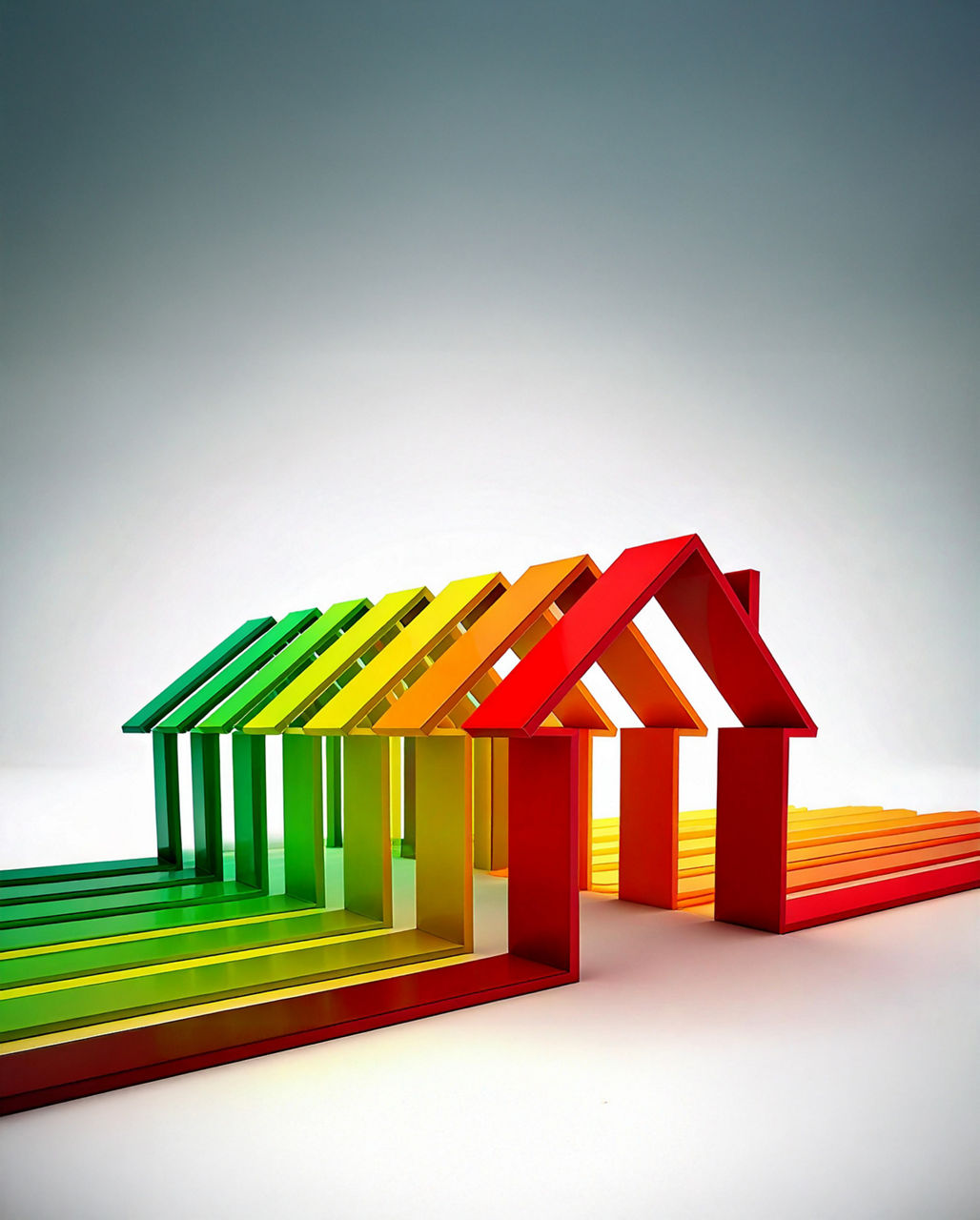 Haus mit Energiestufen