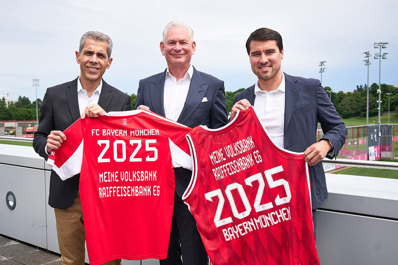 Ja Servus! Kooperation FCB x meine Volksbank Raiffeisenbank eG