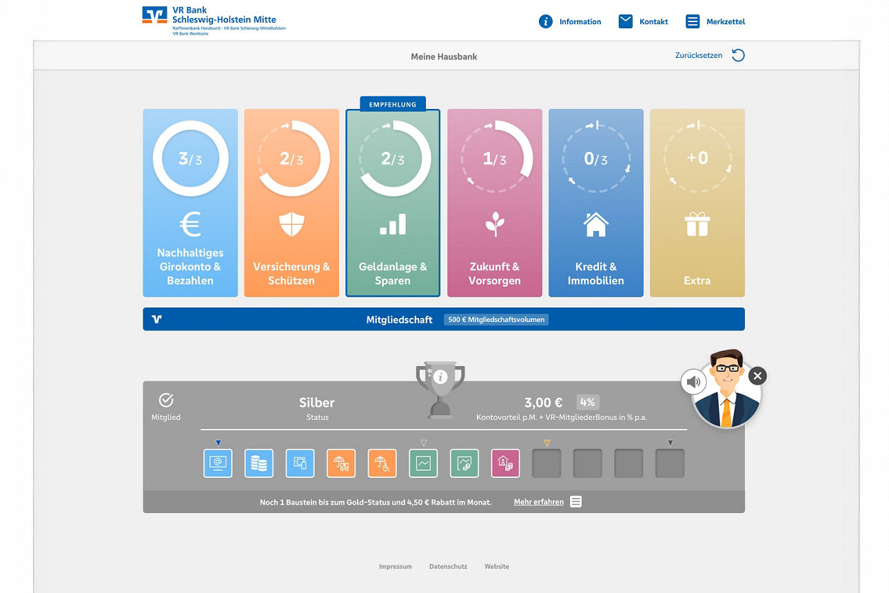 Module des Hausbankstatus
