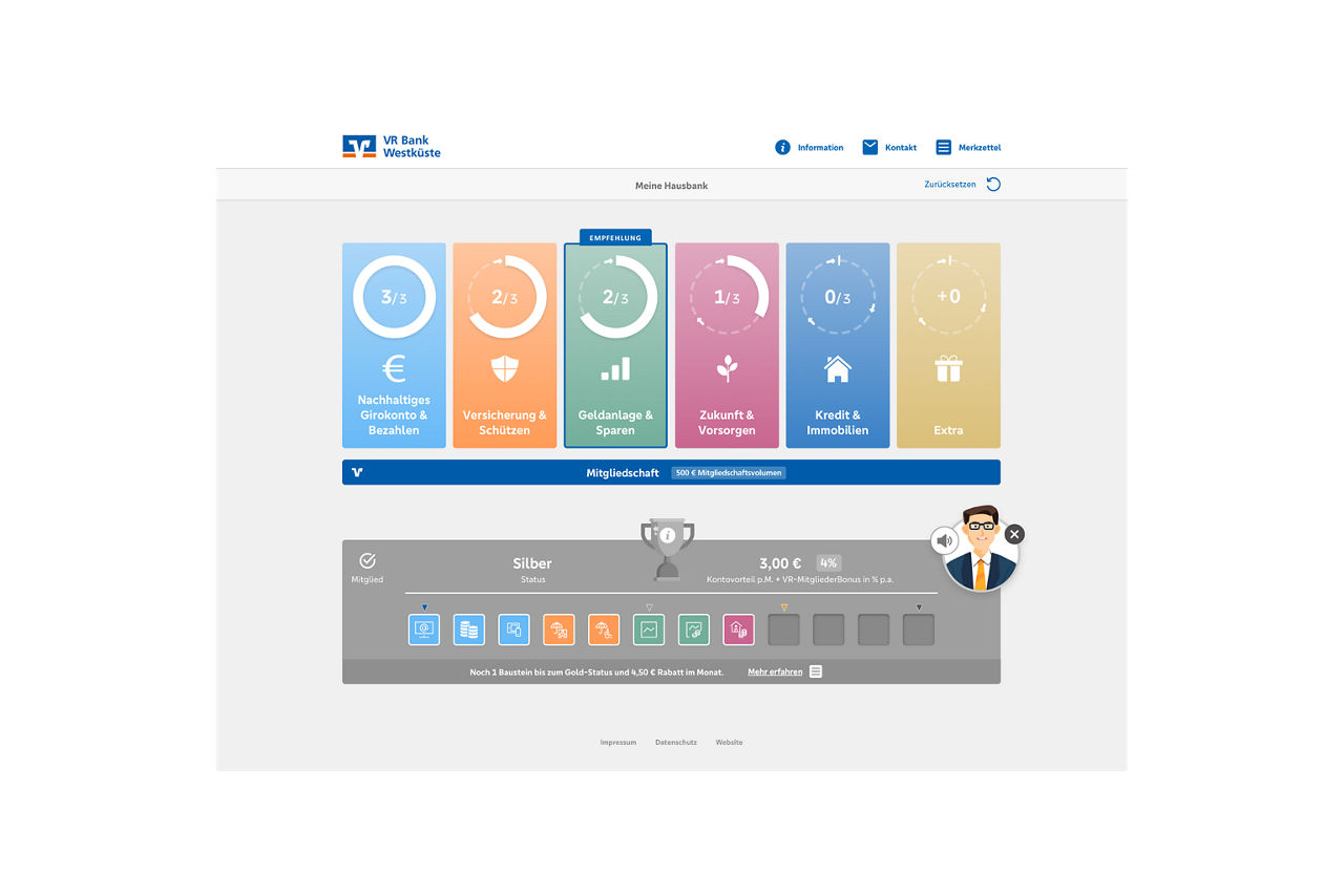 Module des Hausbankstatus