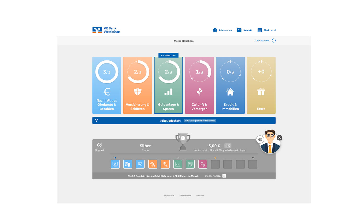 Module des Hausbankstatus