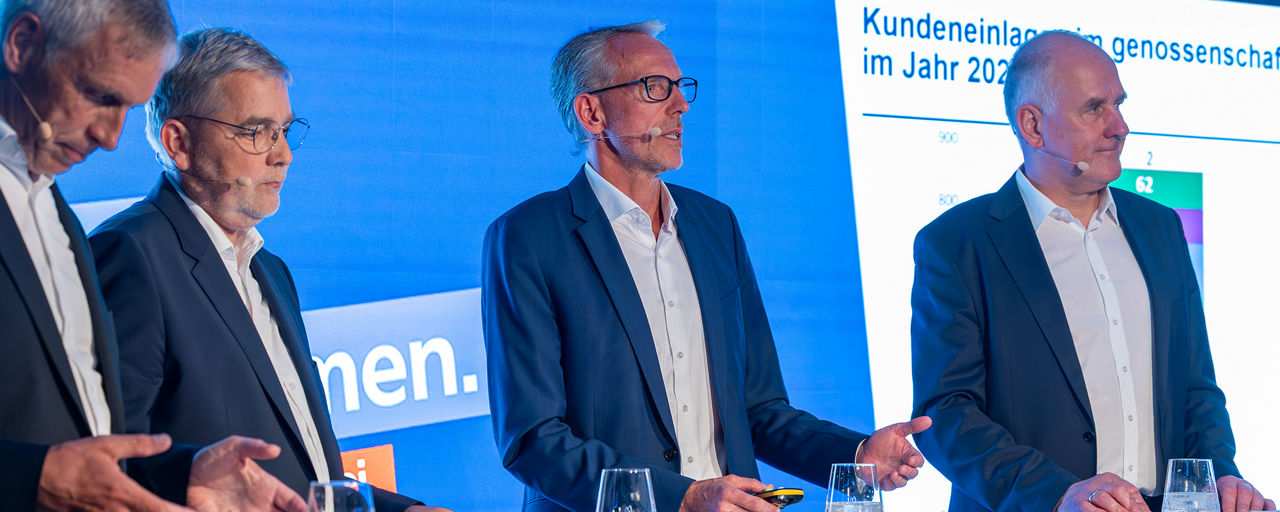 Vorstand und Aufsichtsratvorsitzende der Volksbank Bochum Witten eG