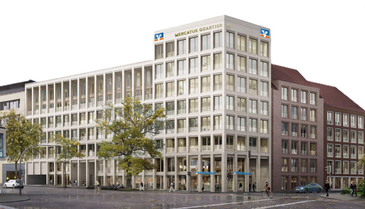Die neue Hauptstelle der Volksbank im Münsterland