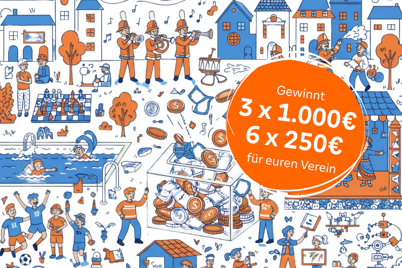 Wir stocken eure Vereinskasse auf! - Header