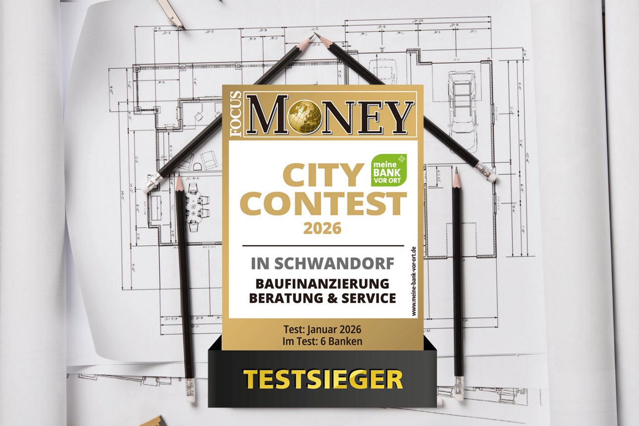 Testsiegel CityContest 2026 Baufinanzierung Schwandorf