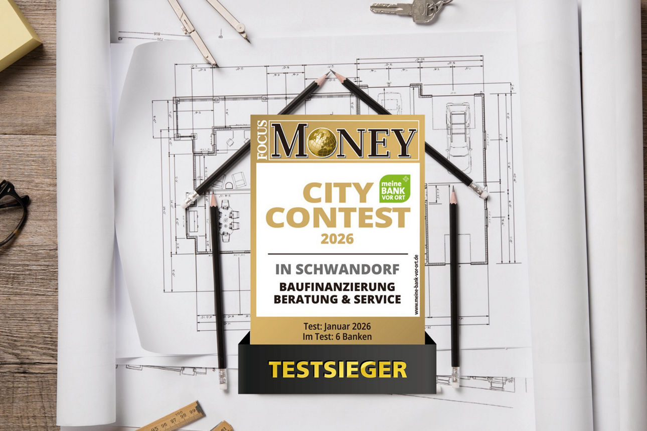 Auszeichnung City Contest Focus Money Baufinanzierung Beratung und Service in Schwandorf