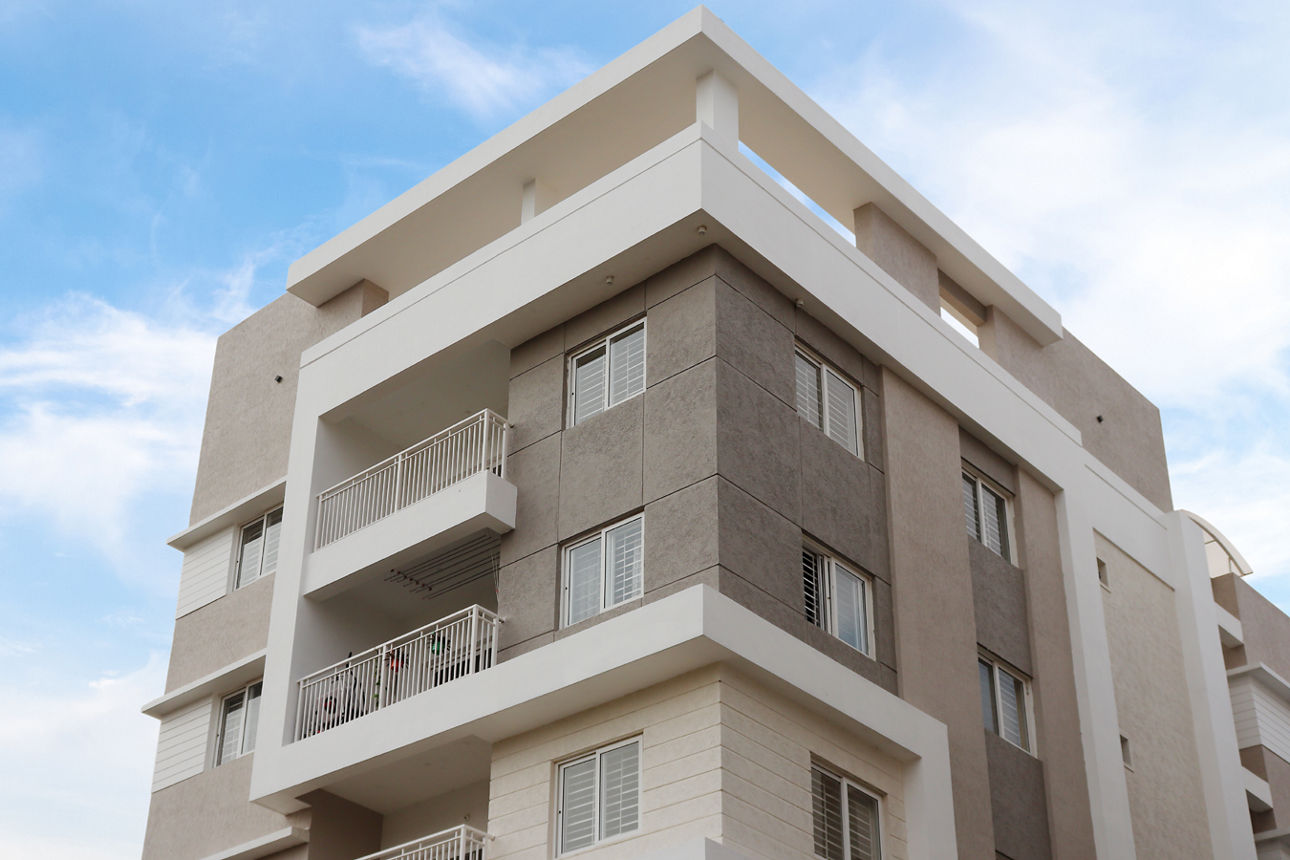 Darstellung einer mehrgeschössigen Immobilie