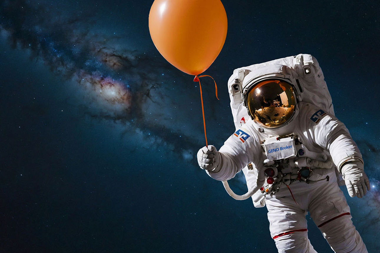 Ein Mann auf dem Mond