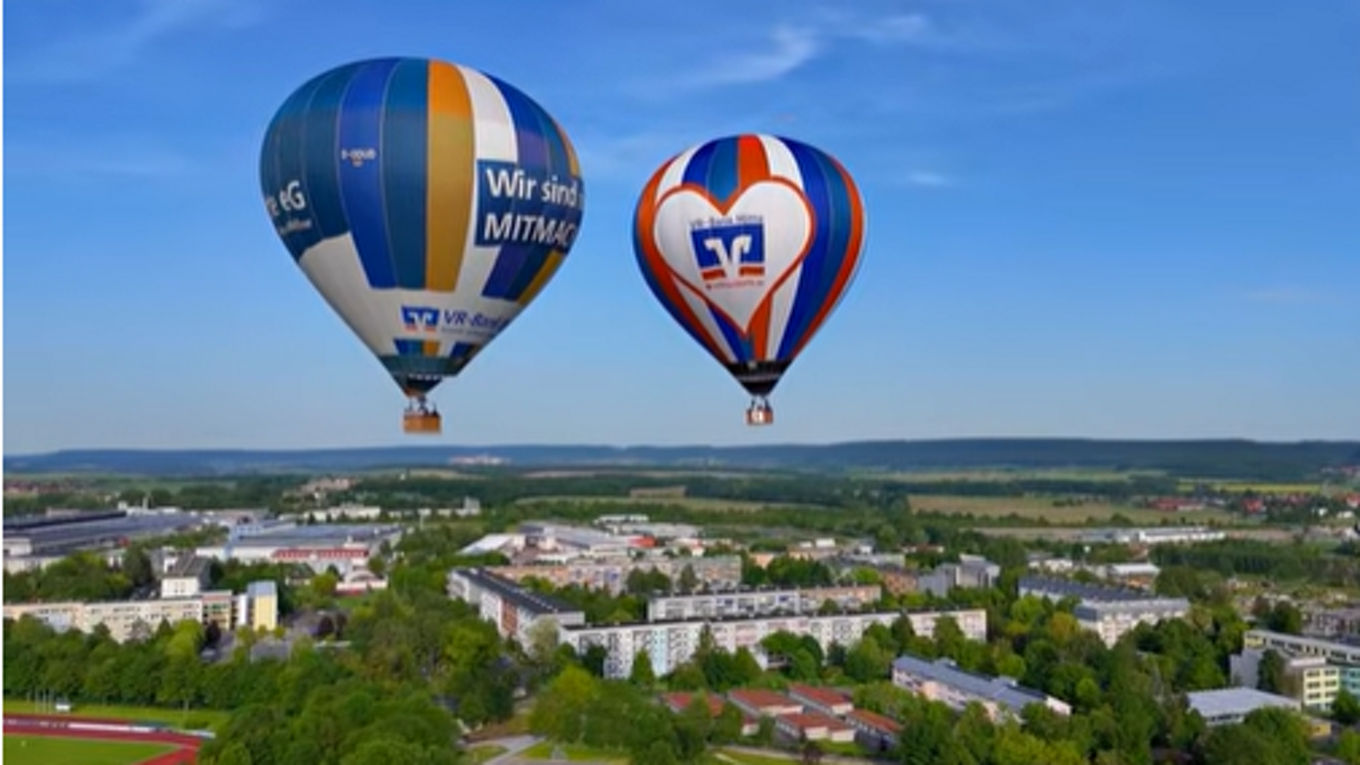 Heißluftballonfahrt über Leinefelde-Worbis