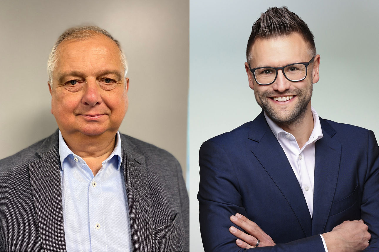 Porträts von Helmut Suhlmann und Kevin Nebe