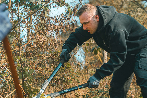 Bilder der Helping-Hands Aktion