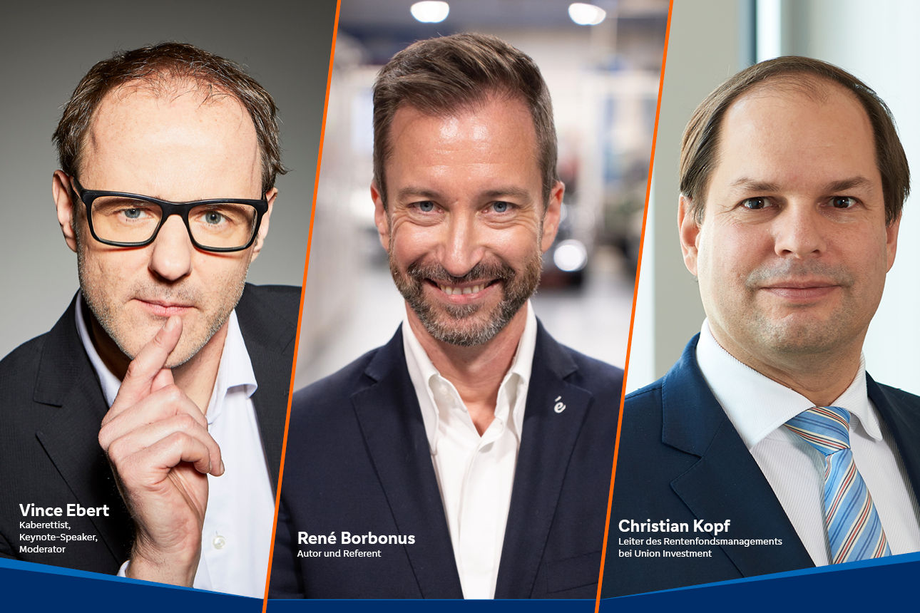 Header-Bild mit Redner zu den Veranstaltungen im Herbst: Vince Ebert, René Borbonus und Christian Kopf
