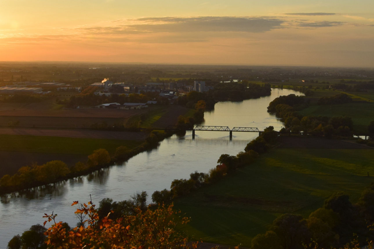Blick auf die Donau in Straubing