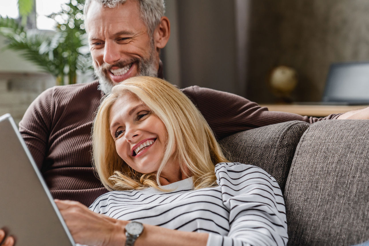 Glückliches Pärchen